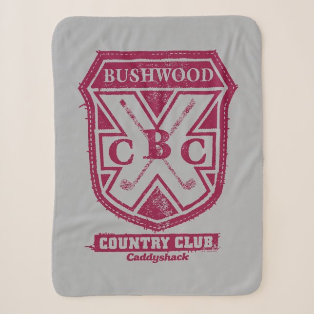 Caddyshack | Bushwood Country Club Wappen Sherpadecke (Vorderseite)