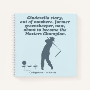Caddyshack Cindrella Story Notizbuch