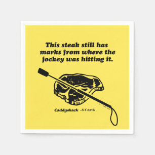 Caddyshack   Dieser Steak hat immer noch Markierun Serviette