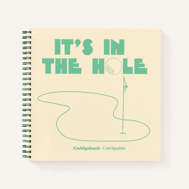 Caddyshack | Es ist im Loch Notizbuch (Vorderseite)