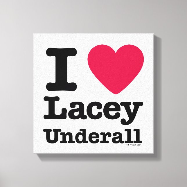 Caddyshack | I Liebe Lacey Underall Leinwanddruck (Vorderseite)