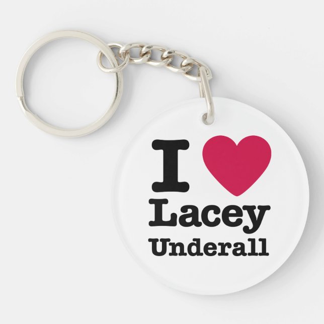 Caddyshack | I Liebe Lacey Underall Schlüsselanhänger (Vorderseite)