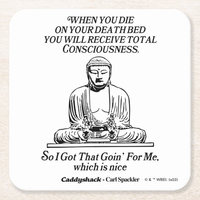 Caddyshack ich Got, dass für mich Rechteckiger Pappuntersetzer (Vorderseite)