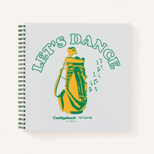 Caddyshack | Lasst uns tanzen Notizbuch (Vorderseite)