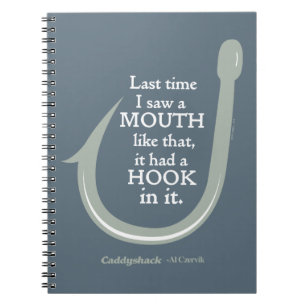 Caddyshack Letztes Mal sah ich so einen Mund Notizblock