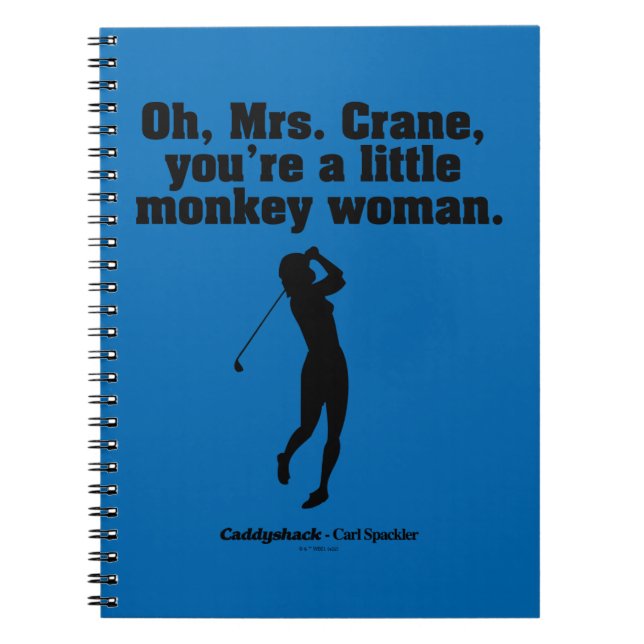 Caddyshack | Oh Mrs. Crane Notizblock (Vorderseite)