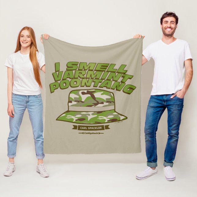 Caddyshack | Varmint Poontang Fleecedecke (Beispiel)