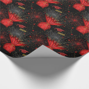 Cadeau 2020 Grad Centerpiece-rouge-noir-CADEAU PAPIER