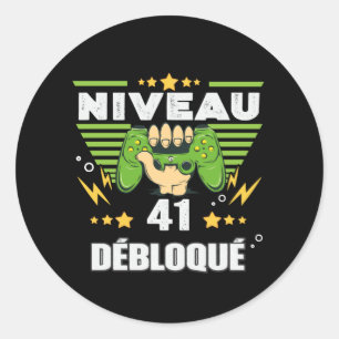 Cadeau 41 Gammakartan 41 Runder Aufkleber
