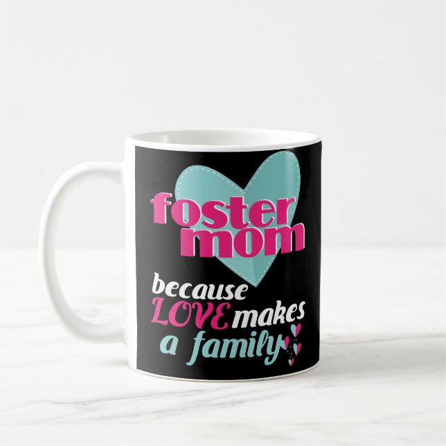 Cadeau adoptif de jour de mères de tasse de café (Gauche)