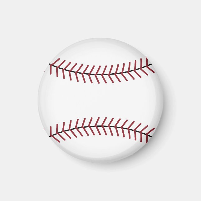 Cadeau aimant de baseball (Devant)
