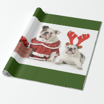 AMATEURS D'ANIMAUX DE NOËL Papier D'Enveloppement