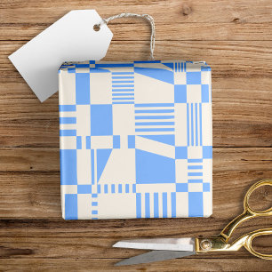 Cadeau Amusants papier d'enveloppement moderne À damiers