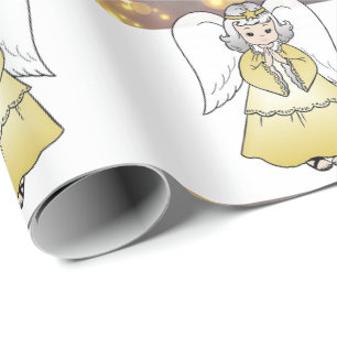 Cadeau Ange Papier à enveloppement Noël