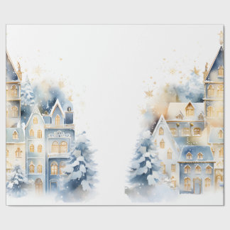 Cadeau Aquarelle vintage Papier d'enveloppement de la mai
