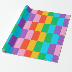 Cadeau Arc en arc-en-ciel Blocs Enveloppement Papier
