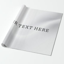 Argent ajouter votre papier d'emballage de texte p
