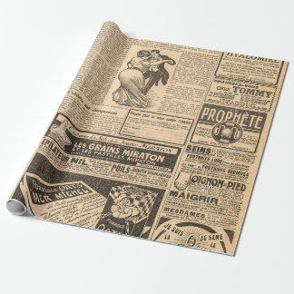 Cadeau Arrière - plan papier usagé. Pages de vieux journa