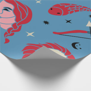 Cadeau Astrologie Papier à enveloppement zodiaque