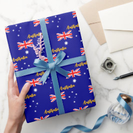 Cadeau Australie Papier à envelopper, Australien, Aussie,
