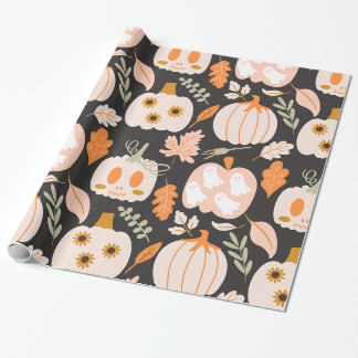 Cadeau Automne Citrouille Fantôme Squelette Papier d'enve