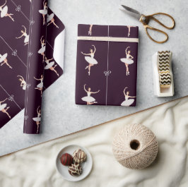 Cadeau Ballerina Gift Papier Papier Fille Pour Noël