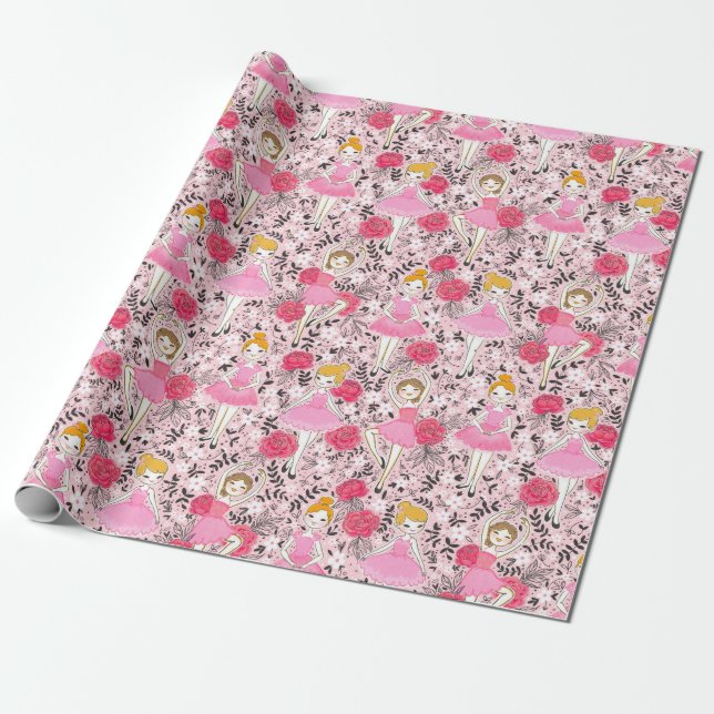 Cadeau Ballerinas dansantes Papier enveloppant (Déroulé)