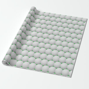 Cadeau Balls de golf Résumé Design Enveloppement Papier R
