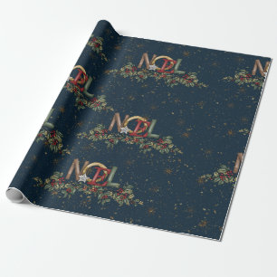 Cadeau Beau papier d'enveloppement Noel