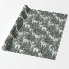 Cadeau Beau Scotch Pine Tree Festive Wrapping Papier