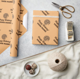 Cadeau Biscuit à puce chocolat papier d'emballage d'anniv