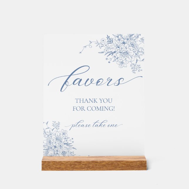 Cadeau bleu pour le mariage (Recto)