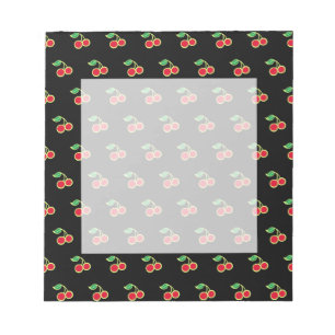 Cadeau Bloc-Notes Cuisine Rétro Cerise