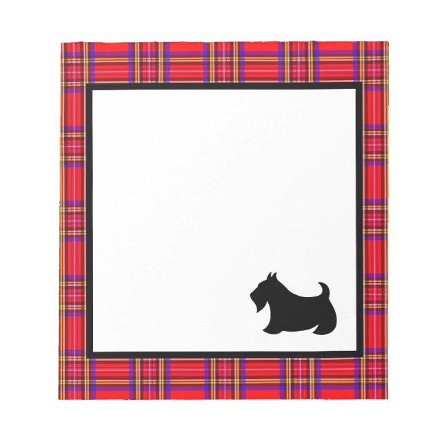 Cadeau bloc-notes Terrier Écossais (Devant)