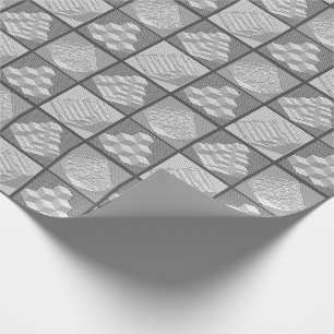 Cadeau Blocs Papier d'enrobage de puzzle Maze