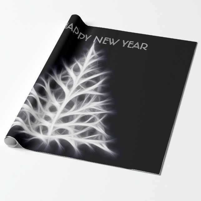 Cadeau Bonne année et soyez béni d'envelopper papier (Déroulé)