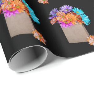 Cadeau Bouquet Daisy Dans Sac En Papier