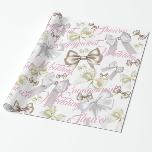 Cadeau Bows et plus de Bows Mariage Enveloppement papier (Déroulé)