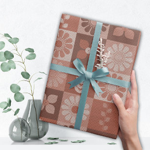 Cadeau Brûlure Brown orange rustique - Rouleau papier d'e