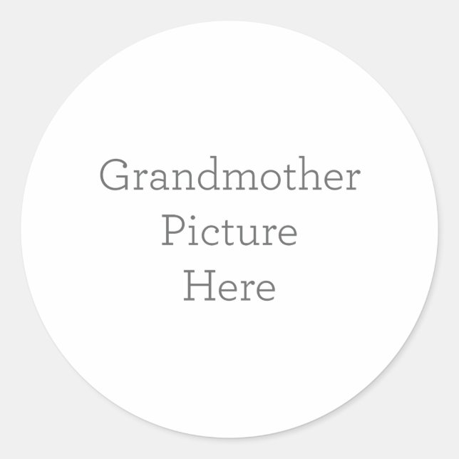 Cadeau cadeau Sticker Grand-Mère (Devant)
