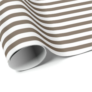 Cadeau Café Brown Papier à enveloppement blanc