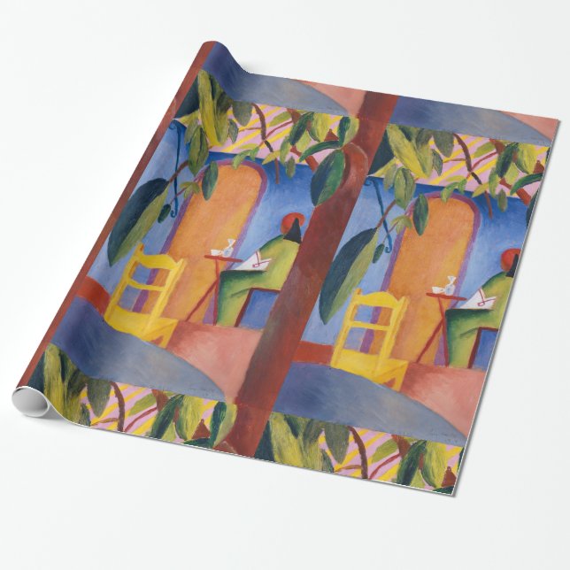 Cadeau "Café turc" Papier d'emballage (Déroulé)