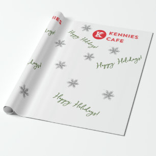 Cadeau Cafés Kcoton Papier d'enveloppement de Noël