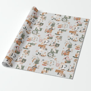 Cadeau Calendrier de Noël de l'Avent de la ville Papier d
