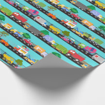 Camions et voitures Papier d'enlèvement de transpo
