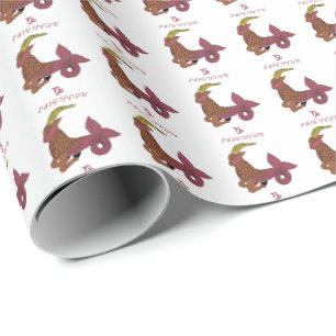Cadeau Capricorne Papier à enveloppement