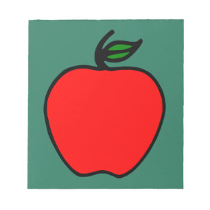 Cadeau carnet de notes Pomme Rouge