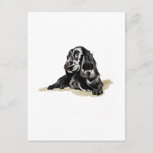 Cadeau Carte Postale pour Amateur de Chien Cocker