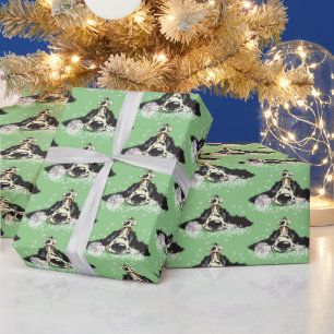 Cadeau Cartoon Anglais Cocker spaniel Wrapper Papier