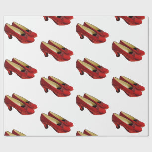 Cadeau Chaussons Rouges Ruby Papier à envelopper pour ven